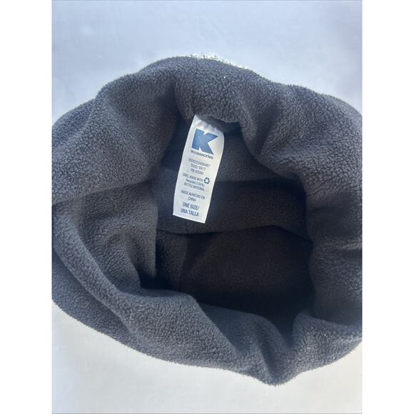 Women’s Knit Winter Grey Panda Hat One Size - Picture 3 of 6